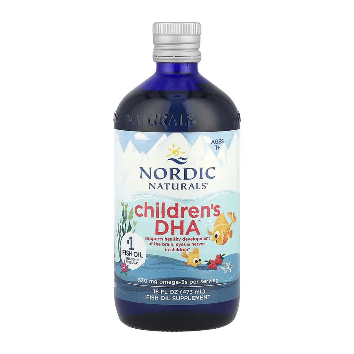 Дитяча добавка DHA Nordic Naturals 473 мл тригліцериди без ГМО