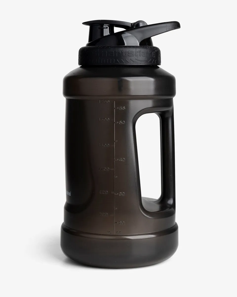 Спортивна пляшка SmartShake пластикова 2100 мл чорна