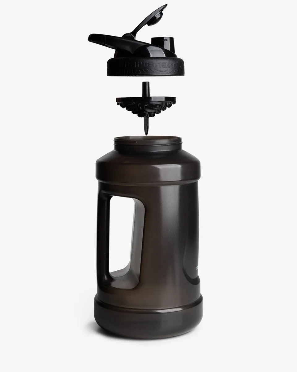 Спортивна пляшка SmartShake пластикова 2100 мл чорна