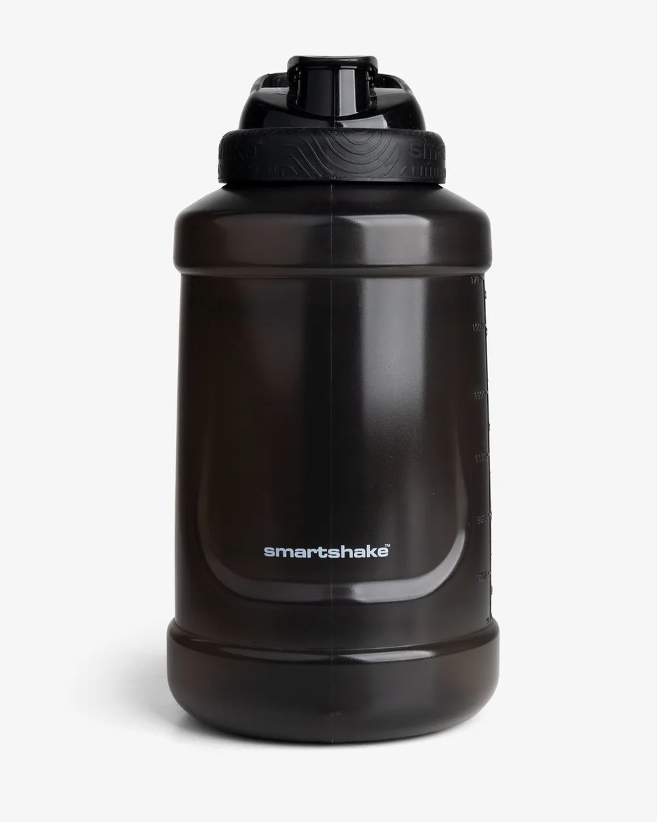 Спортивна пляшка SmartShake пластикова 2100 мл чорна