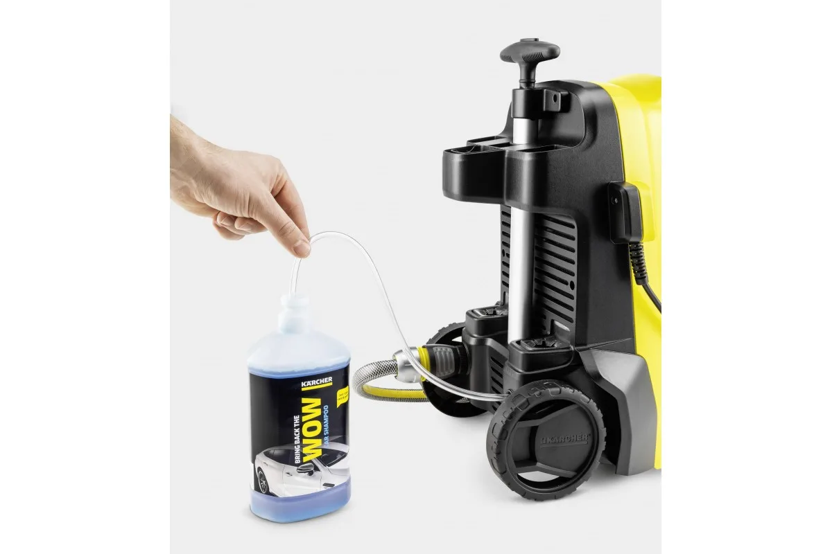 Високонапірна мийка Karcher K 4 CLASSIC CAR, 1200 Вт, 20-190 бар, 420 л/год, шланг 5 м, вага 4.6 кг.
