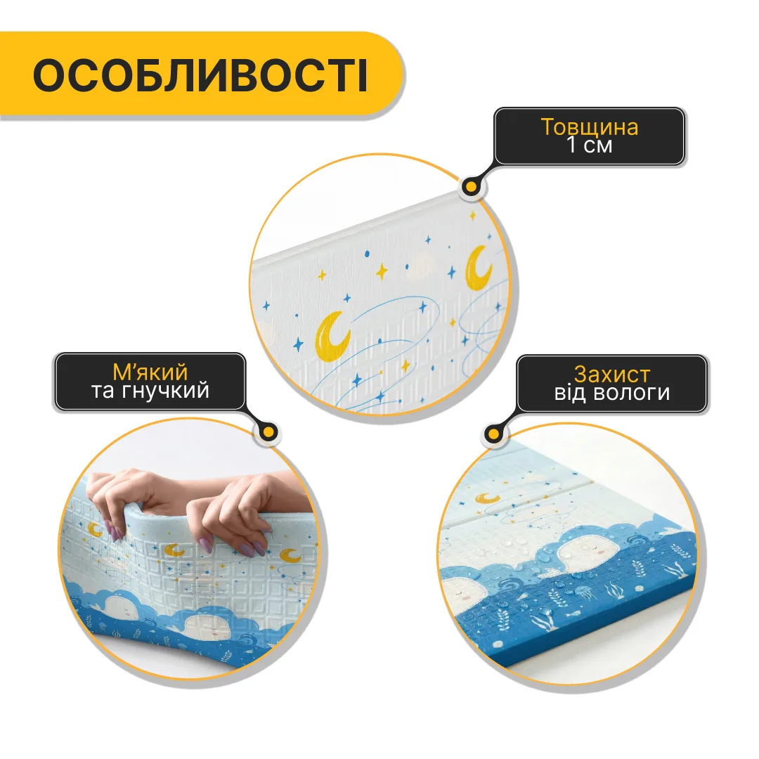 Детский игровой коврик LEOBRO XPE 150х200 см многоцветный