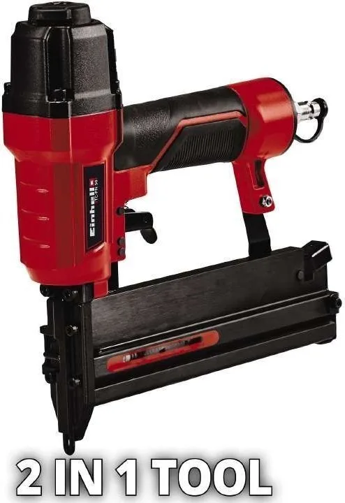 Пневматичний степлер Einhell TC-PN 50, для скоб 13мм та цвяхів 40мм, вага 3.93кг