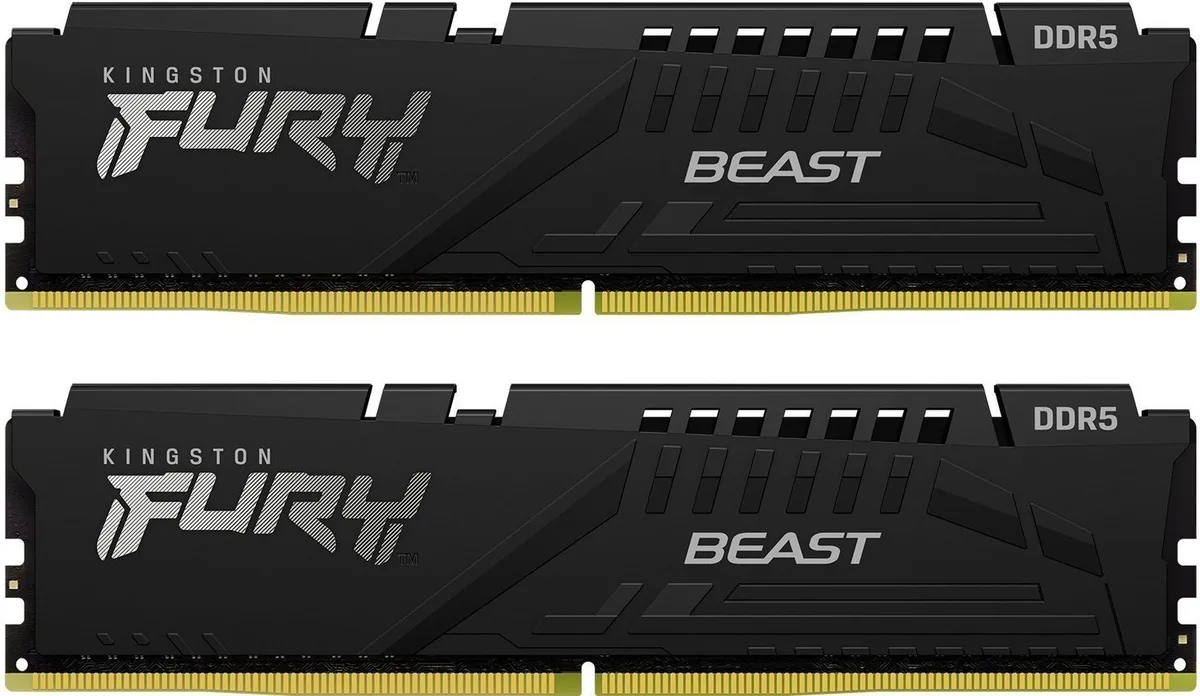 Пам'ять ПК Kingston DDR5 64GB KIT (32GBx2) 5600 FURY Beast