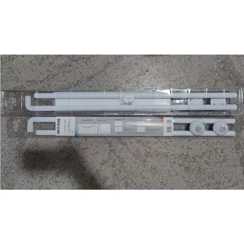 Штанга для штор Mixxus алюминий 80x80 см белая