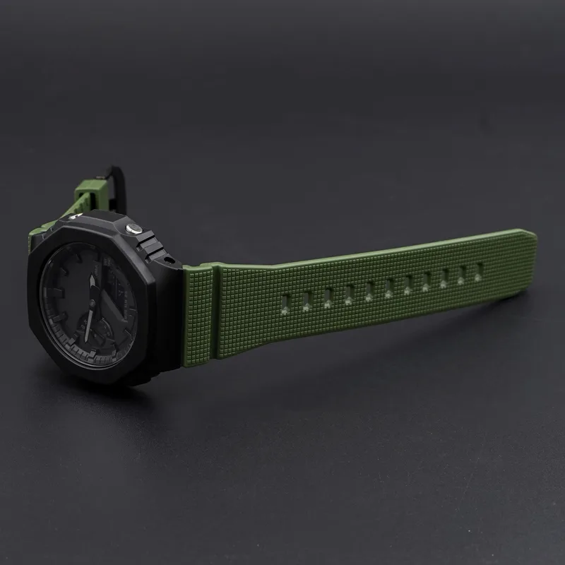 Ремінець Casio G-Shock Поліуретан 20,9 см Зелений 16 мм