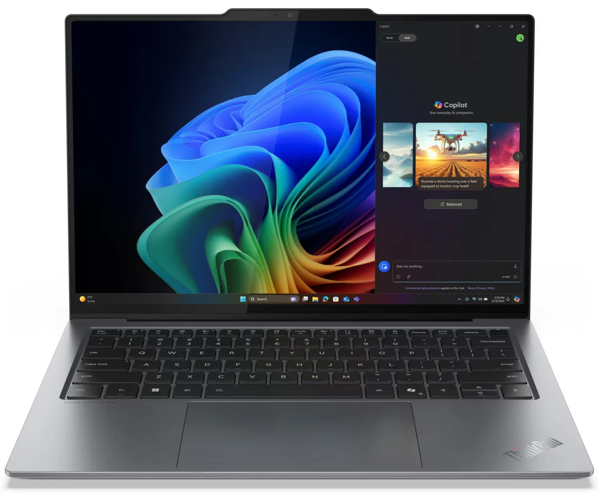 Ноутбук Lenovo ThinkPad X9-G1 14" 2.8K OLED Touch, Intel U7-258V, 32GB, F2TB, UMA, Win11P, сірий