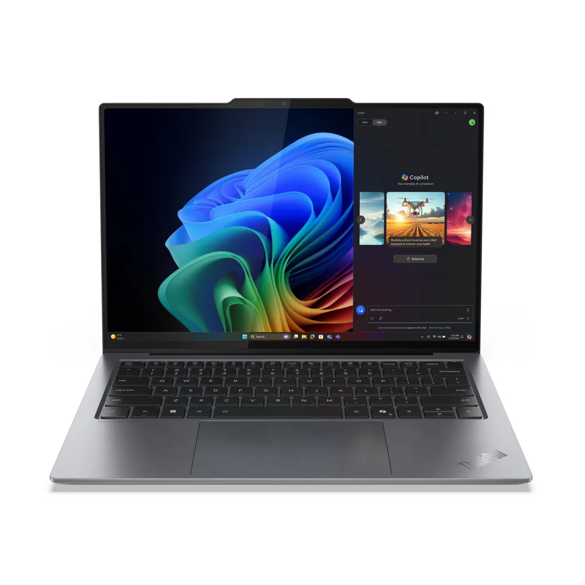 Ноутбук Lenovo ThinkPad X9-G1 14" 2.8K OLED Touch, Intel U7-258V, 32GB, F2TB, UMA, Win11P, сірий