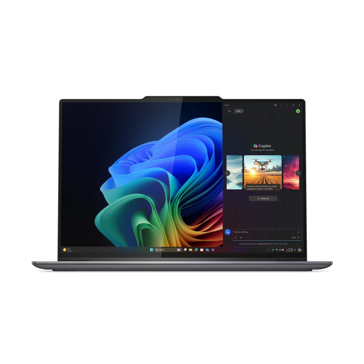 Ноутбук Lenovo ThinkPad X9-G1 14" 2.8K OLED Touch, Intel U7-258V, 32GB, F2TB, UMA, Win11P, сірий