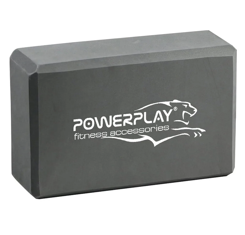 Блок для йоги Active Point EVA 7,6х15,2х22,9 см Сірий