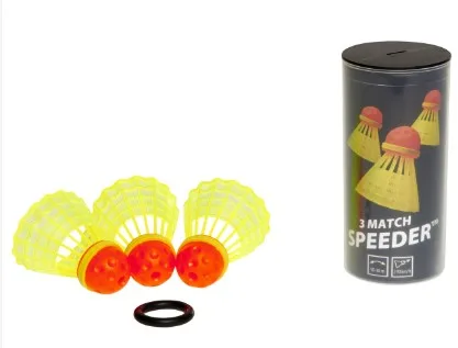 Волани Speedminton пластик 3 шт жовті