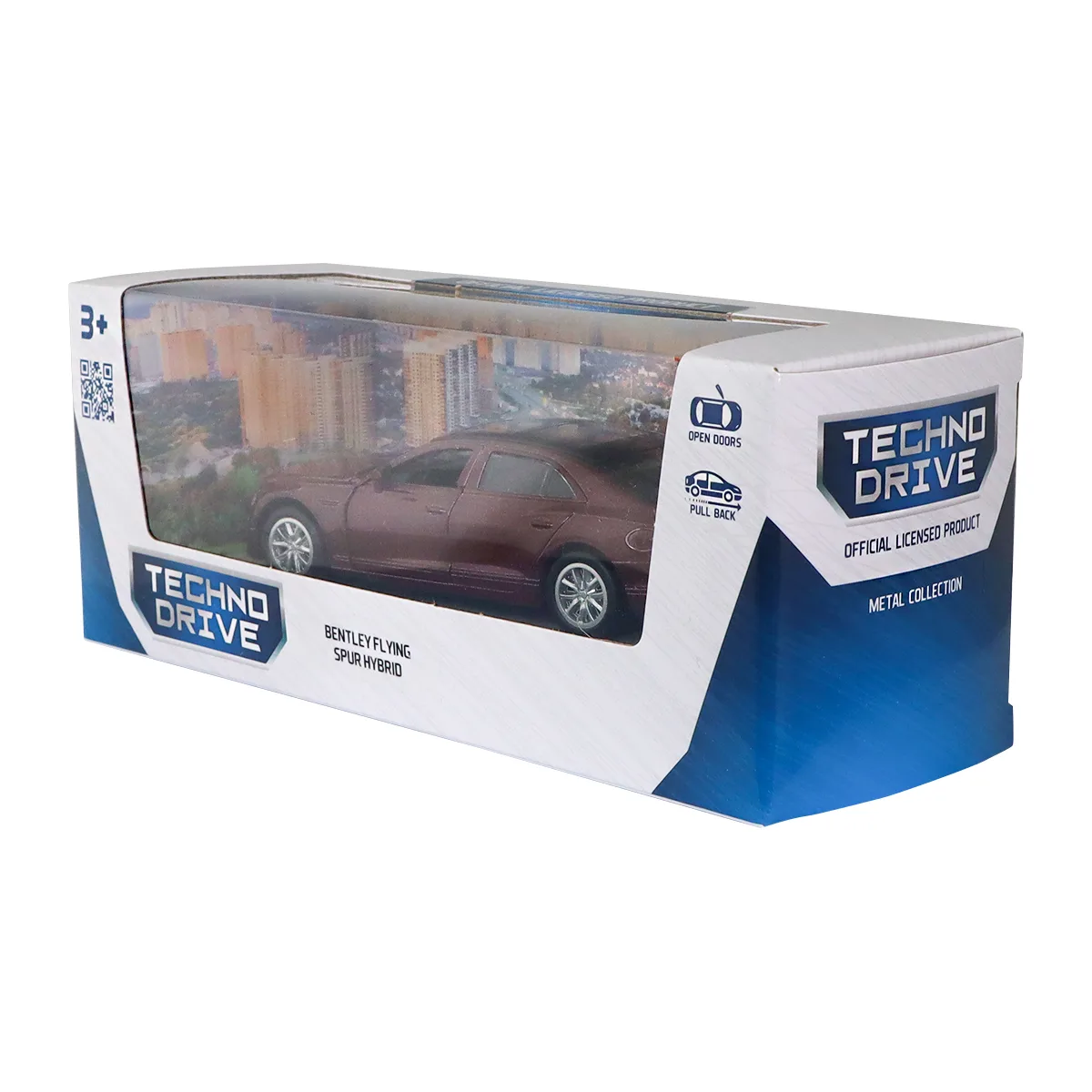 Автомодель TechnoDrive метал 11,4х3,2х5 см