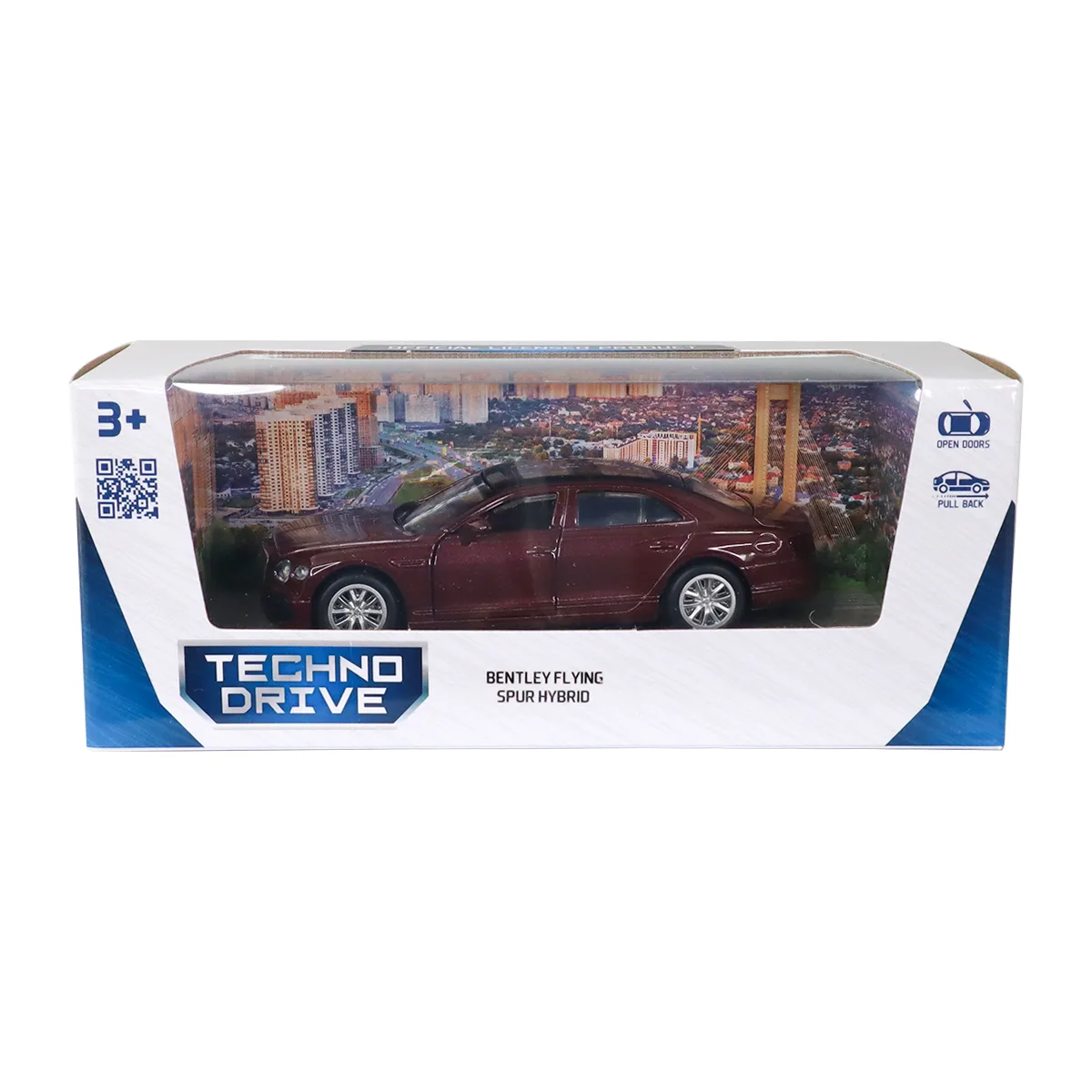 Автомодель TechnoDrive метал 11,4х3,2х5 см