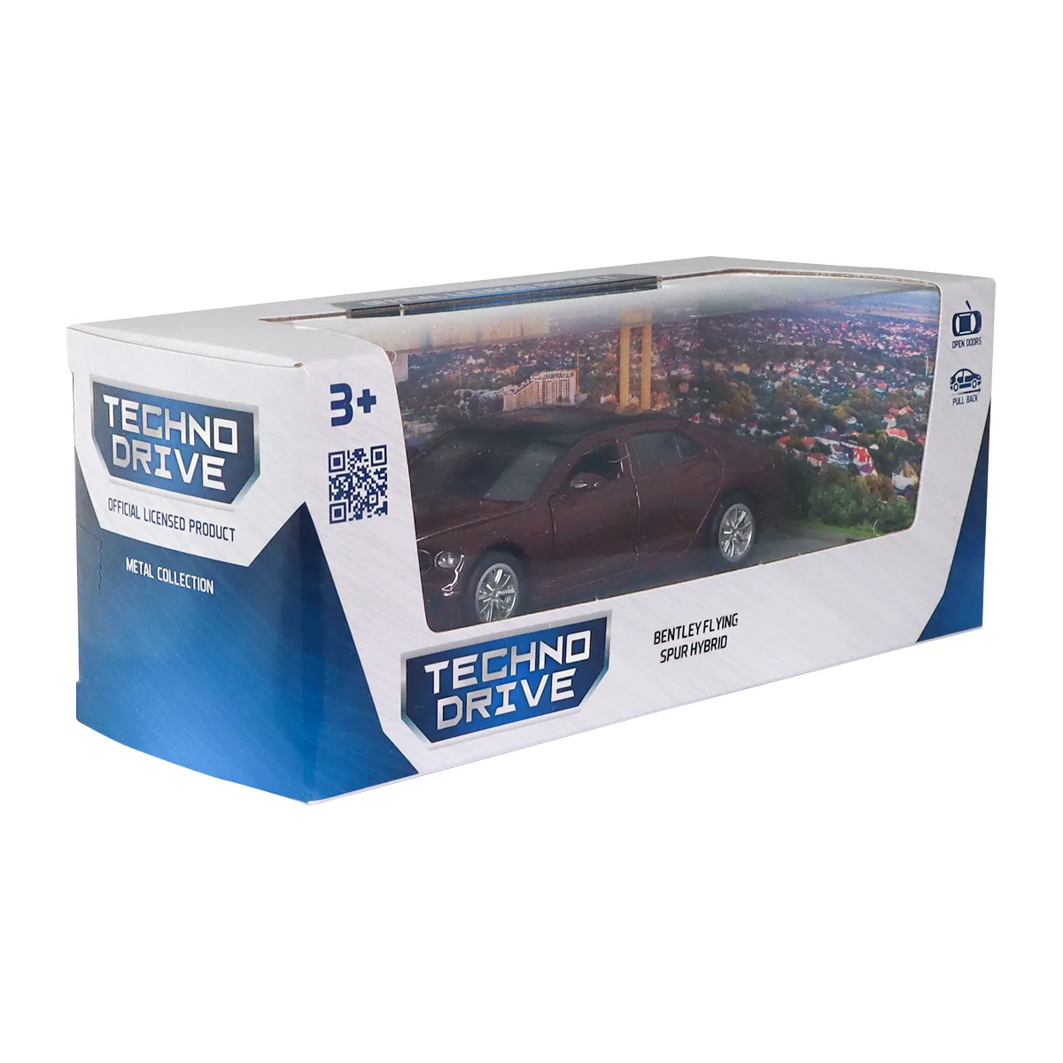 Автомодель TechnoDrive метал 11,4х3,2х5 см