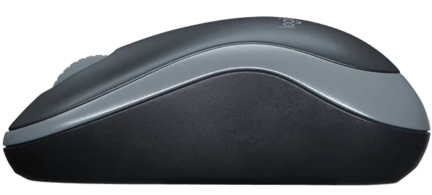 Миша Logitech бездротова оптична маленька сірого кольору