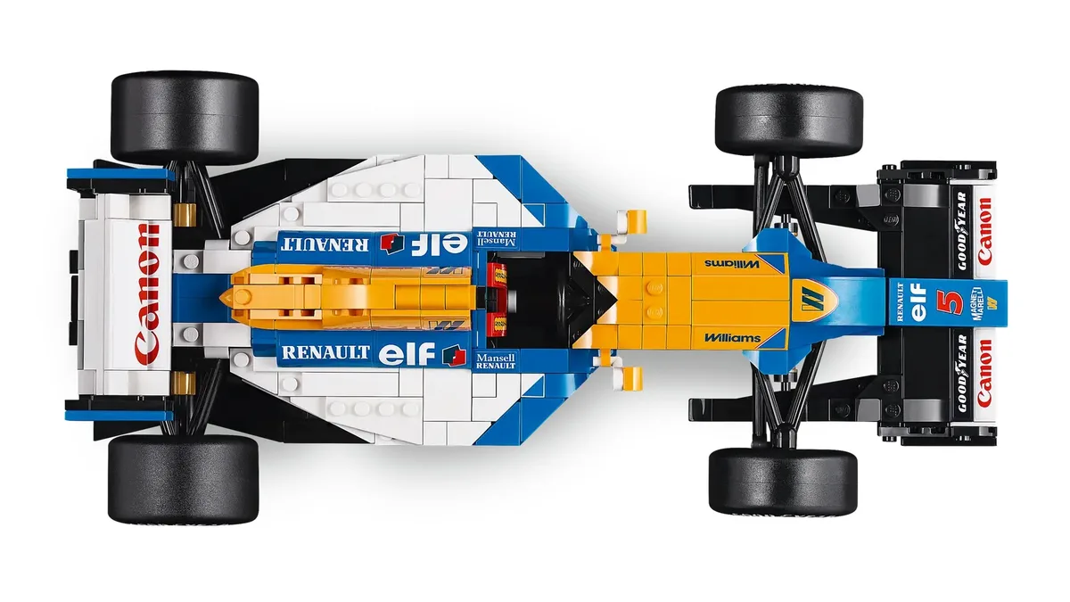 LEGO Icons Конструктор Williams Racing FW14B 18+ Спорткар для дорослих