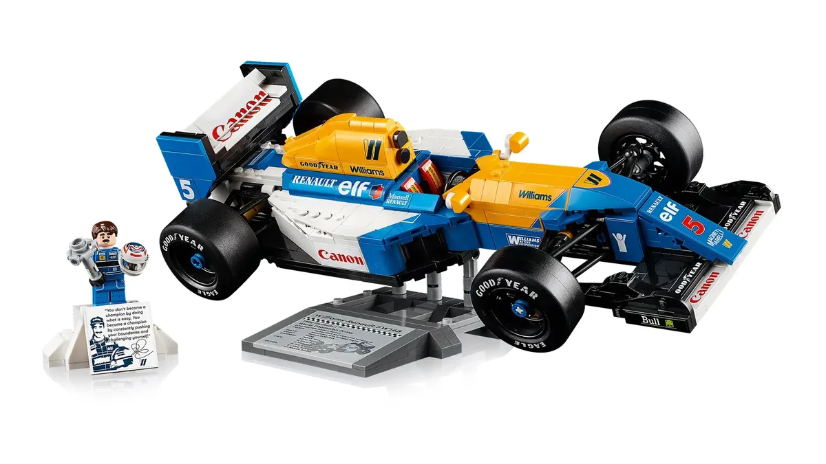 LEGO Icons Конструктор Williams Racing FW14B 18+ Спорткар для дорослих