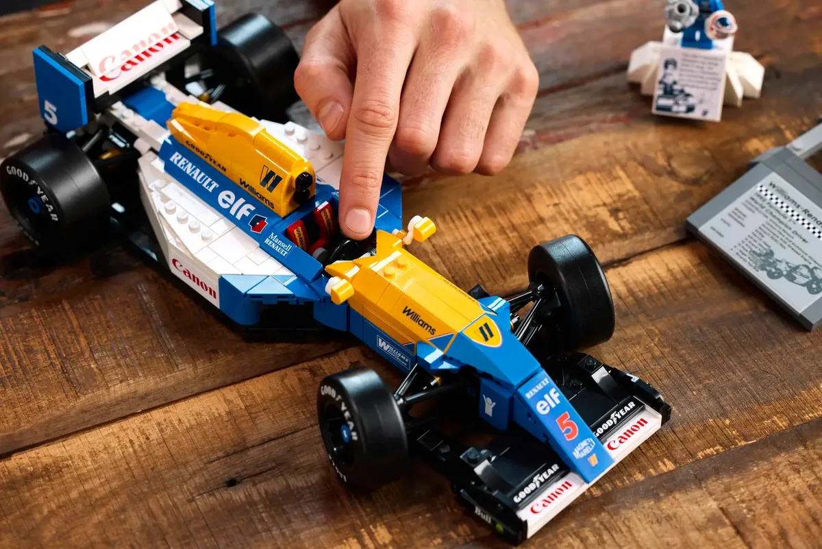 LEGO Icons Конструктор Williams Racing FW14B 18+ Спорткар для дорослих