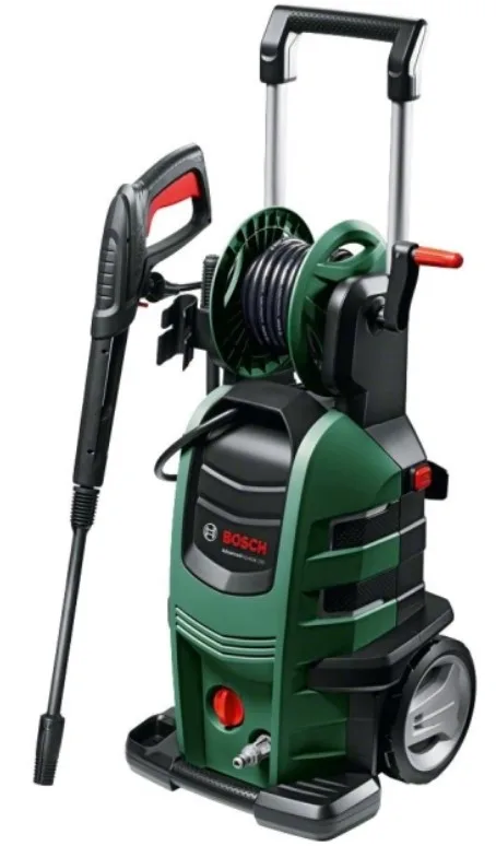 Високопродуктивна мийка під тиском Bosch Advanced Aquatak 140, 2100 Вт, 140 бар, 450 л/год, шланг 8 м, вага 17.6 кг.
