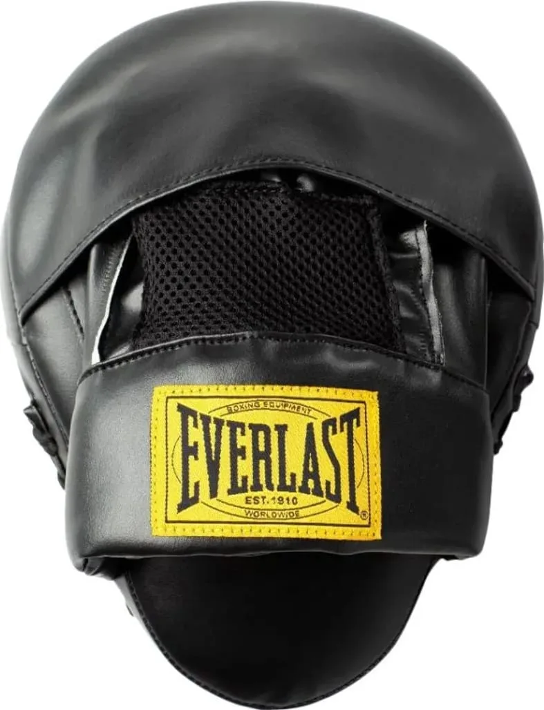 Лапи боксерські Everlast штучна шкіра One Size чорний