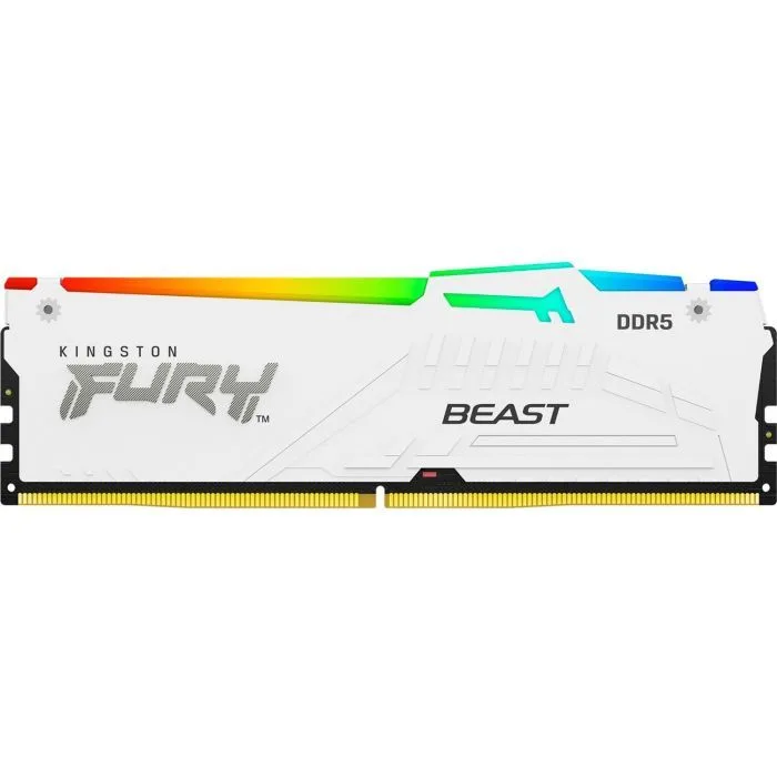Пам'ять ПК Kingston DDR5 16GB 6400 Beast White RGB EXPO