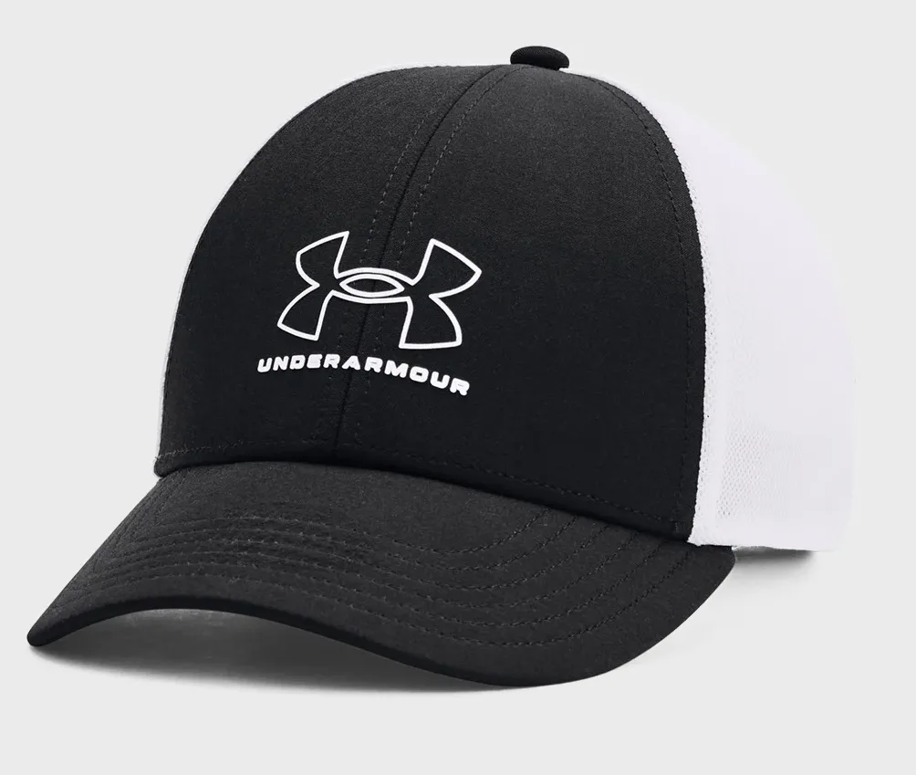 Кепка Under Armour полиэстер эластан OSFM черная женщины