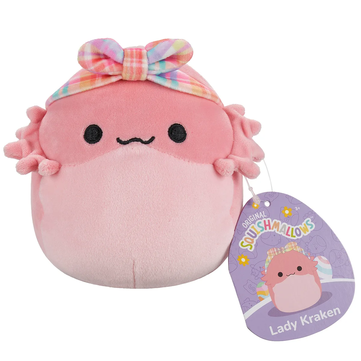 М'яка іграшка Squishmallows поліестер 13 см кораловий дракон
