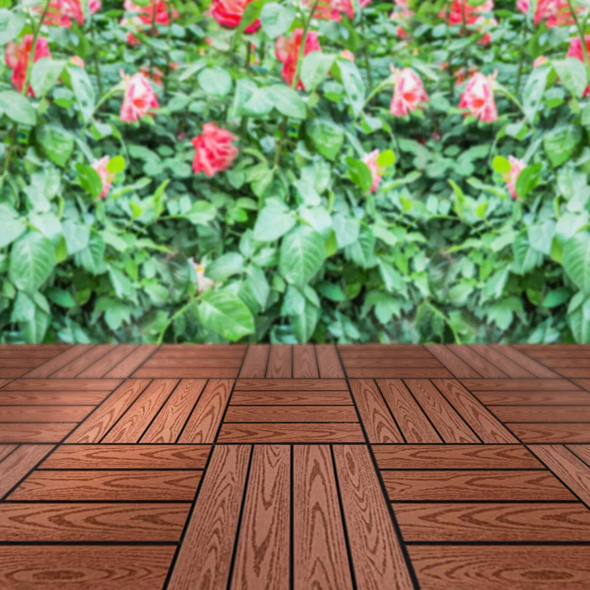 Композитна плитка 30х30х2 см рельєфна WPC водостійка 900 г