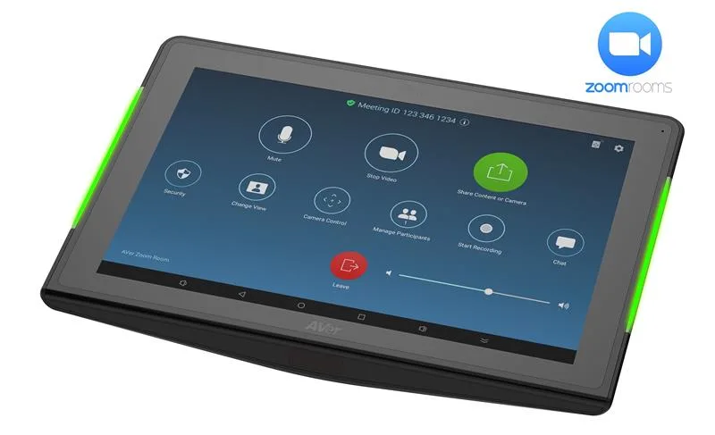 Контроллер Aver CP10 G2, Android 10, дисплей 10.1', PoE+, Zoom Rooms, черный.