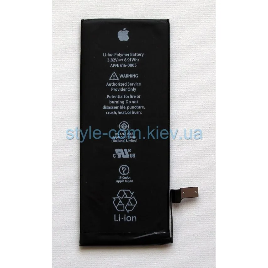Акумулятор Apple 1810mAh Original для iPhone 6 3,82V 6,91W
