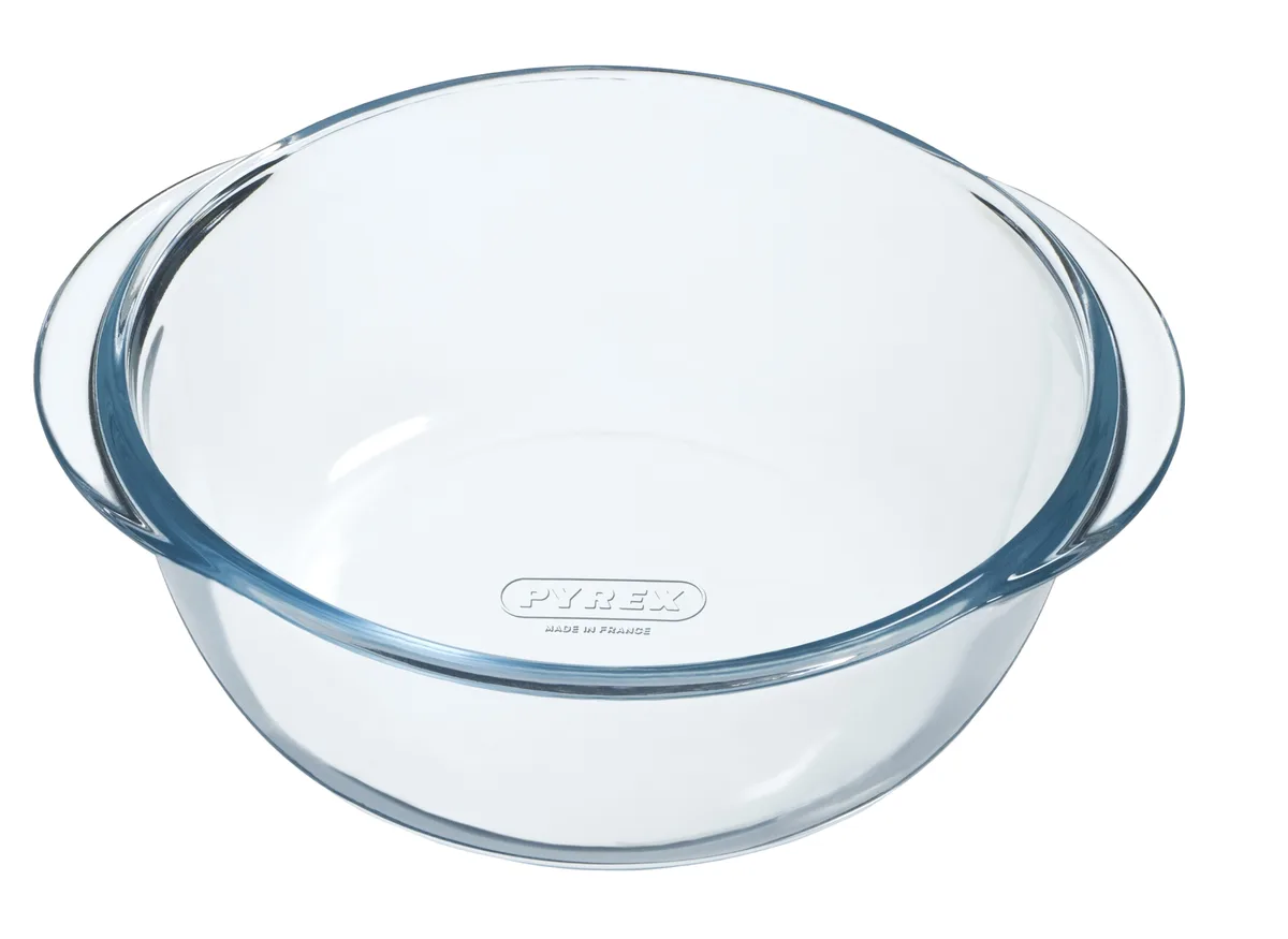 Форма для запікання Pyrex боросилікатне скло 20x18x7 см кругла