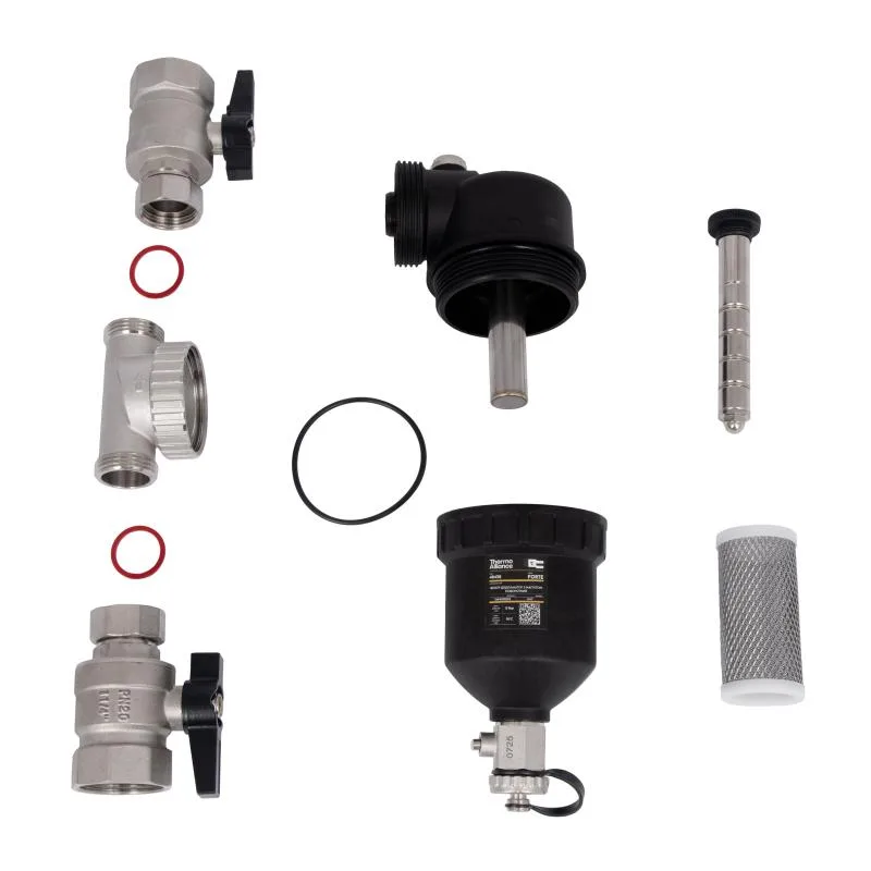 Фільтр-дешламатор 1 1/4" Thermo Alliance Forte магнітний PA66G30 450х250х320 мм