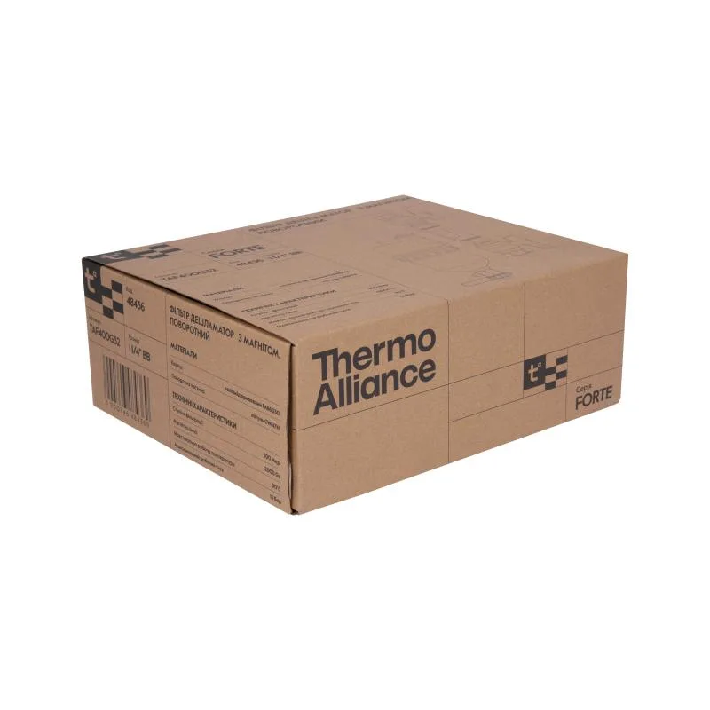Фільтр-дешламатор 1 1/4" Thermo Alliance Forte магнітний PA66G30 450х250х320 мм