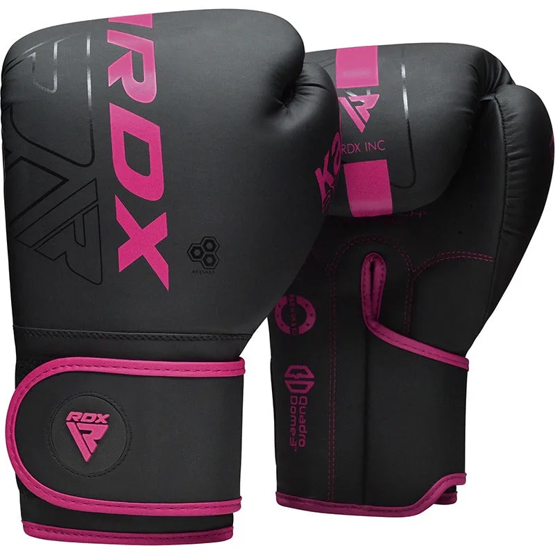 Боксерські рукавиці RDX PU 10 oz Рожеві з капою в комплекті