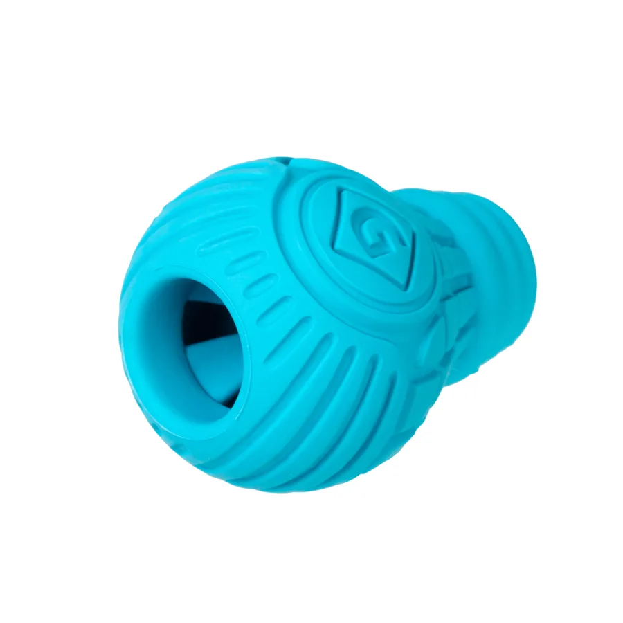 Іграшка для собак GiGwi Bulb Rubber гумова 9x6 см S блакитна