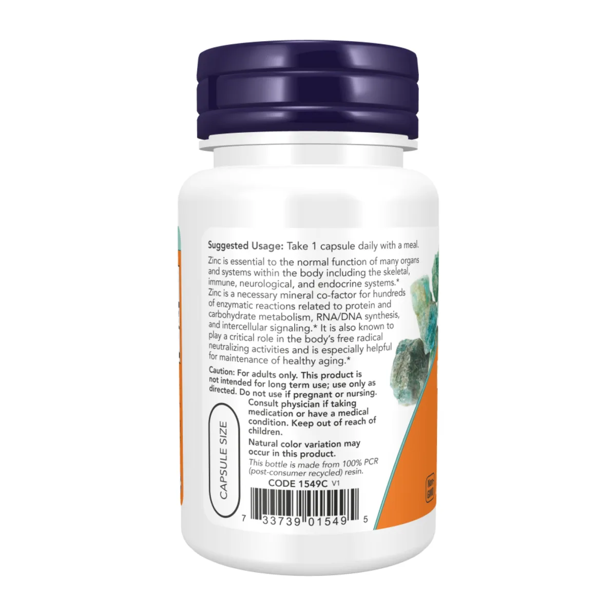 Цинк пиколинат Now Foods 50 мг 30 капсул