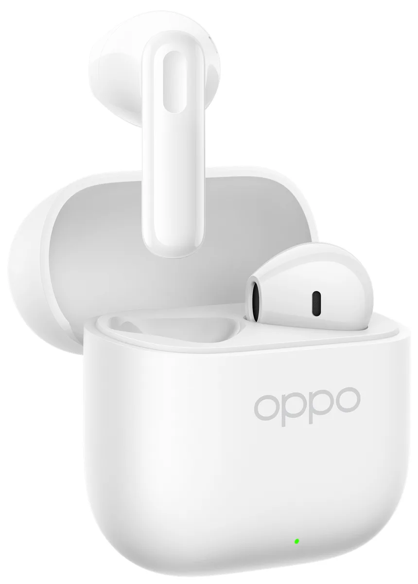 Гарнітура OPPO Бездротова вкладиші 12,4 мм Біла IP55
