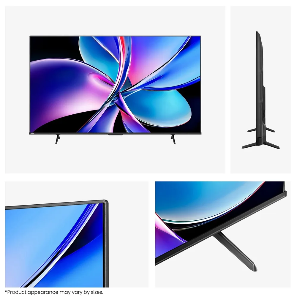 LED телевізор Hisense QLED 65 дюймів чорний UHD 4K 144 Гц