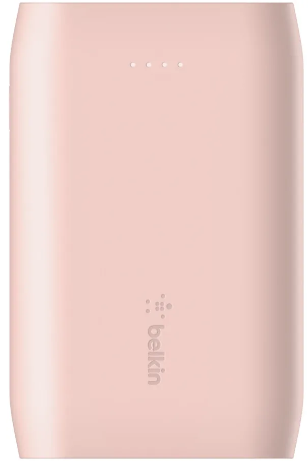 Акумулятор портативний літій-іонний Power Bank Belkin 10000мА·год, 15Вт, 2хUSB-A/USB-C, рожевий