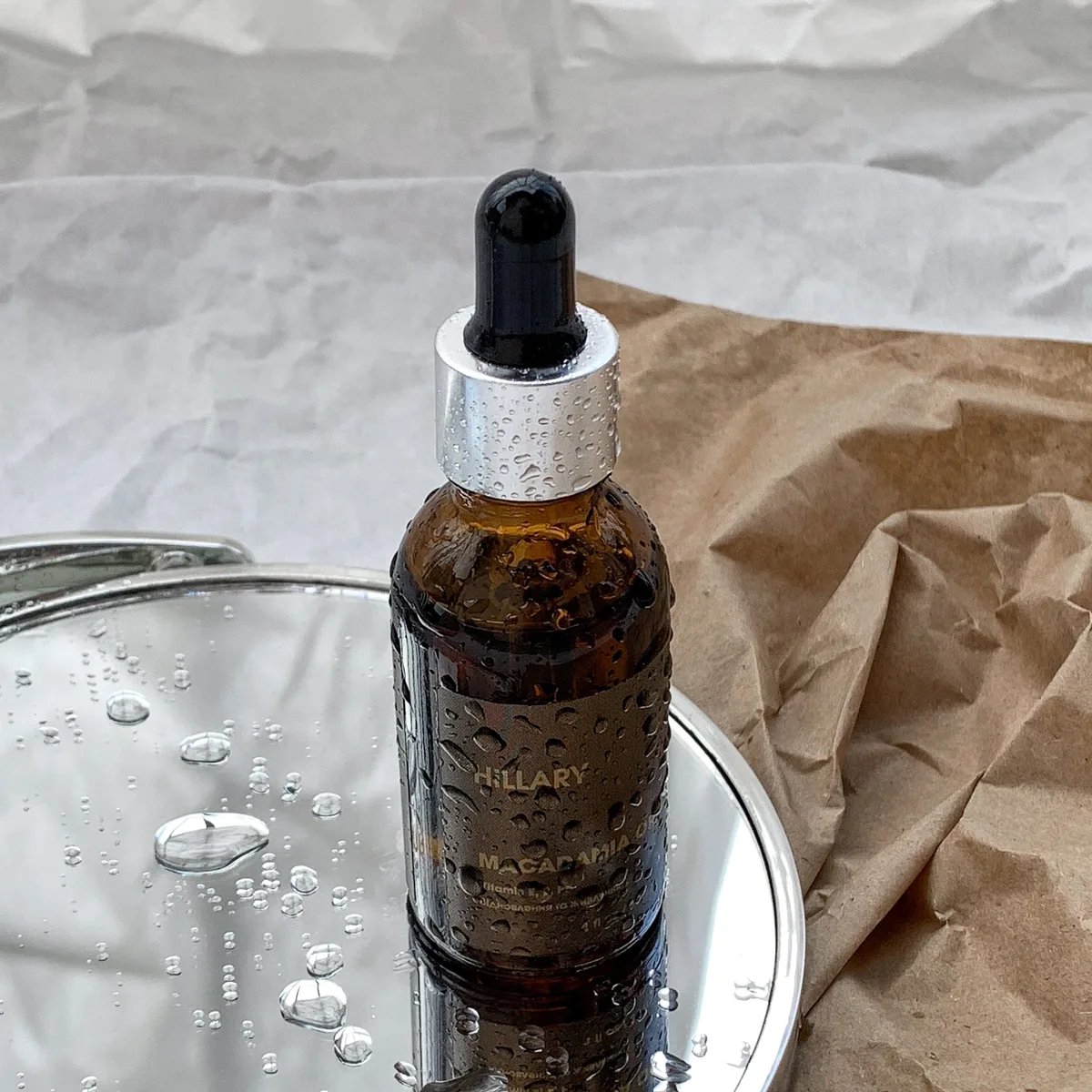 Органічна нерафінована олія макадамії холодного віджиму Hillary Organic Cold-Pressed Macadamia Oil, 30 мл