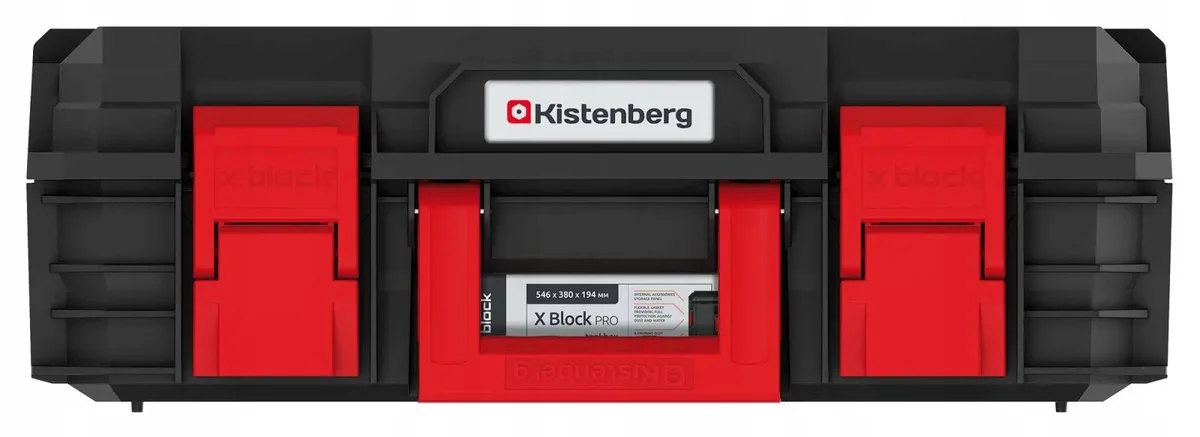 Органайзер Kistenberg пластиковый 546х380х194 мм черный с 6 коробочками