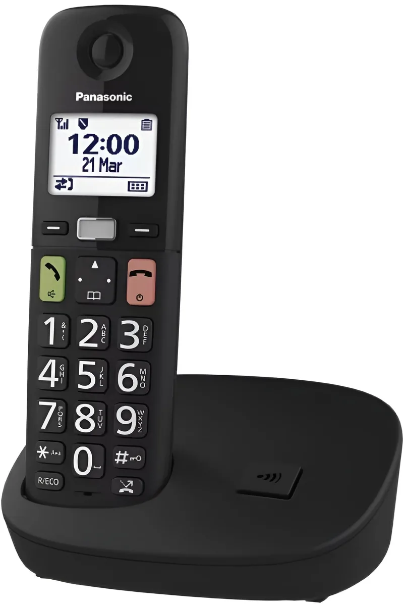Радіотелефон DECT Panasonic KX-TGU110UAB, чорний
