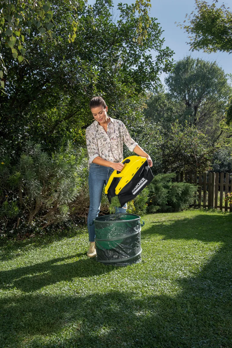 Аккумуляторная газонокосилка Karcher LMO 18-36, 18В, 36 см, высота скашивания 30-70 мм, без батареи и зарядного устройства