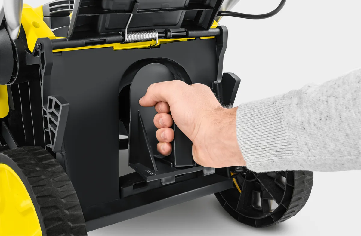 Аккумуляторная газонокосилка Karcher LMO 18-36, 18В, 36 см, высота скашивания 30-70 мм, без батареи и зарядного устройства