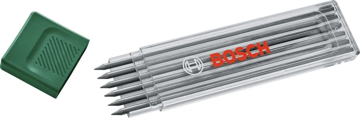 Графітові стрижні для маркерів глибокого отвору Bosch, комплект 6 шт.