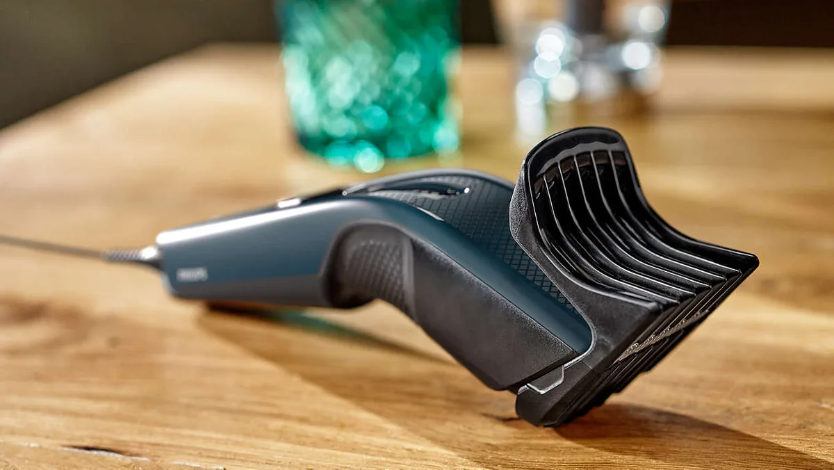 Машинка для стрижки Philips Нержавіюча сталь 0,5-23 мм Чорна блакитно-сіра