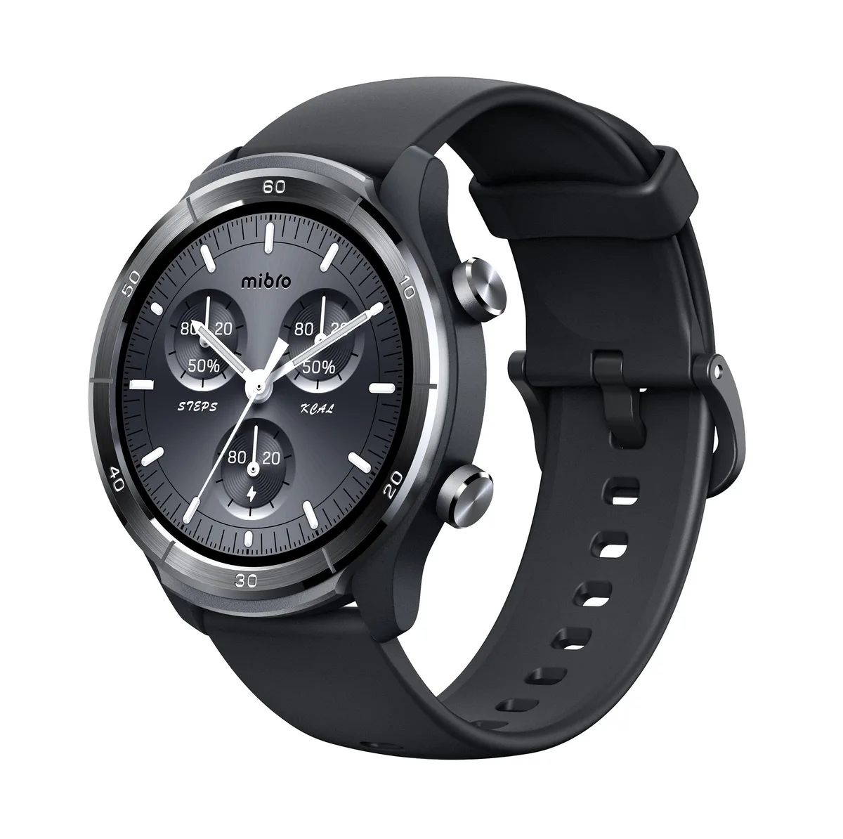 Смарт-годинник Mibro 45мм IPS 1.39" темно-сірий Bluetooth 5.3 GPS 2 ATM