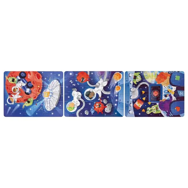 Пазл Hape Космос дерев'яний 36х18 см 48 деталей