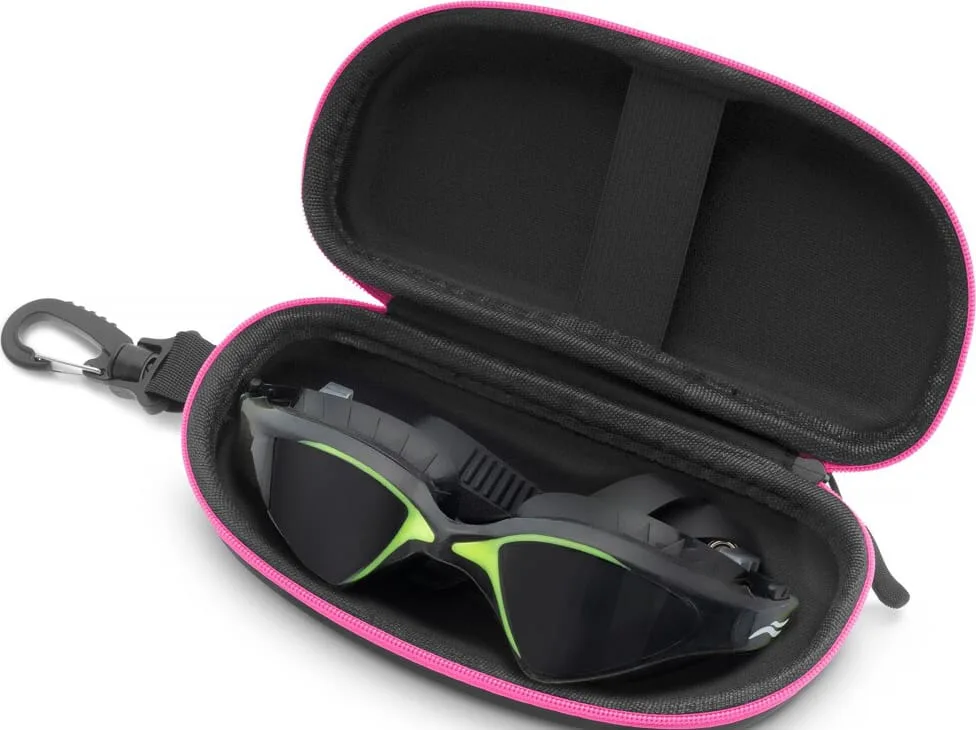 Чохол для окулярів AQUA SPEED EVA One Size чорний рожевий