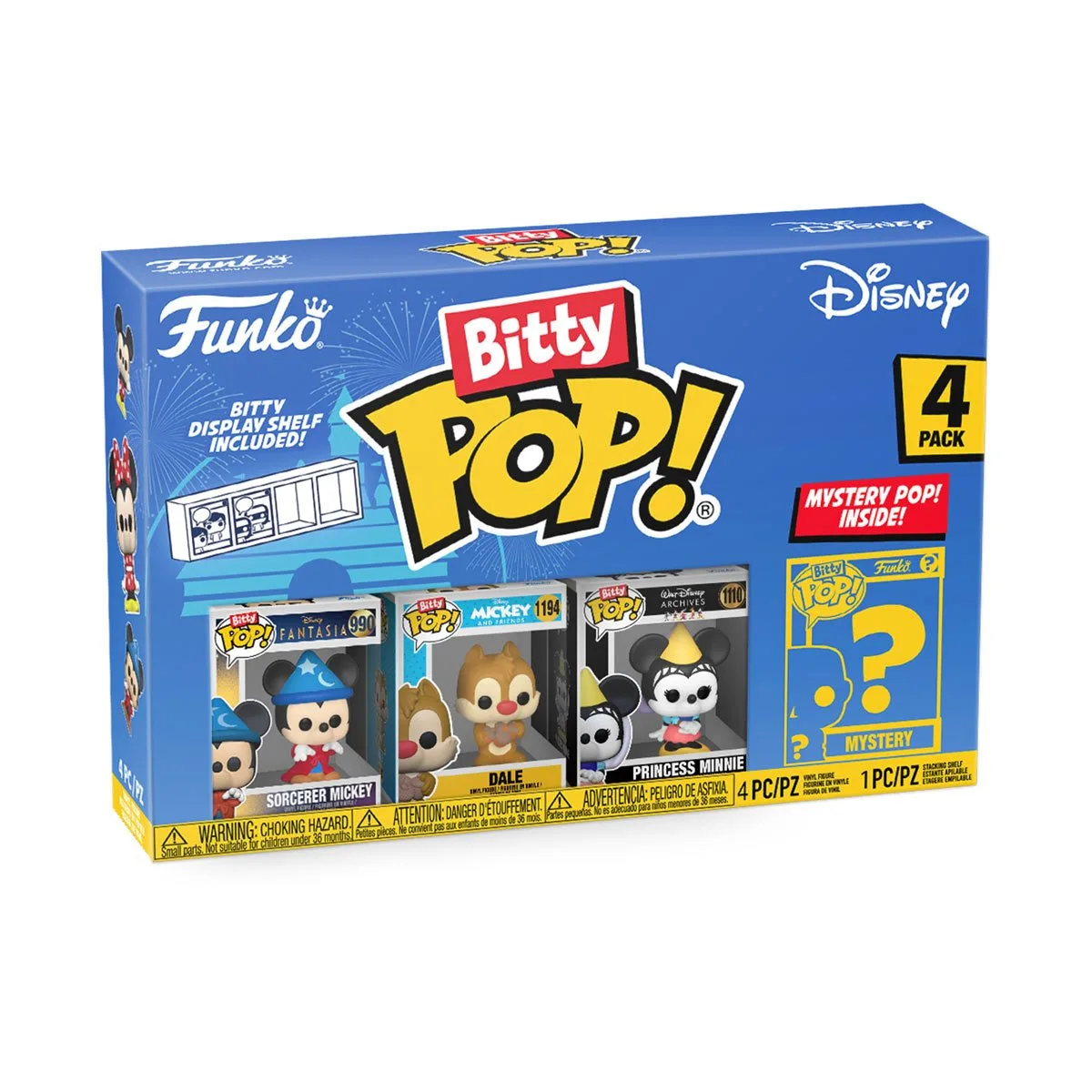 Набір подарунковий Funko POP (Bitty): Disney - Sorcerer Mickey 4pk